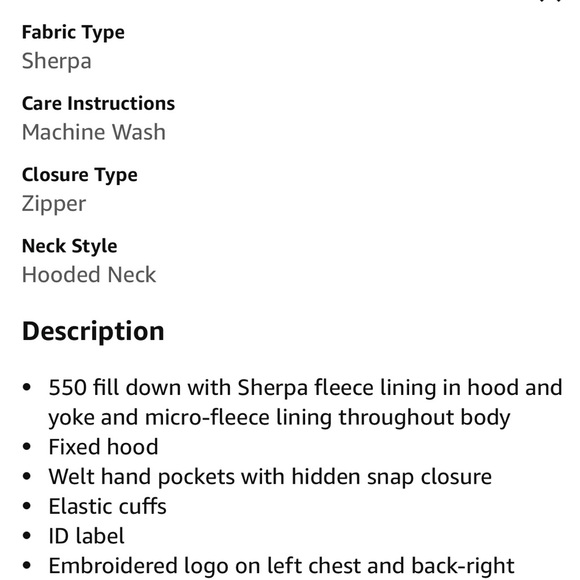 The North Face youth Moondoggy Jacket with Hoodie - Picture 4 of 4